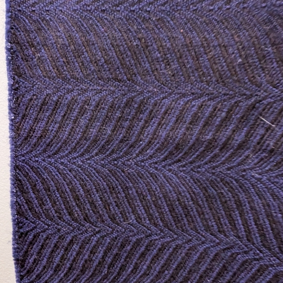 Men's Barbarossa wool scarf, 12"x68". - Picture 4 of 7